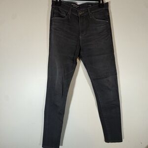 Adriano Goldschmied Farrah Skinny Ankle Size 26 Black Jeans